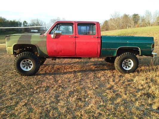 86 chevy short bed lifted