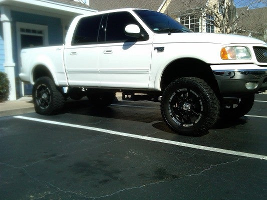 Lifted F150 2013 White