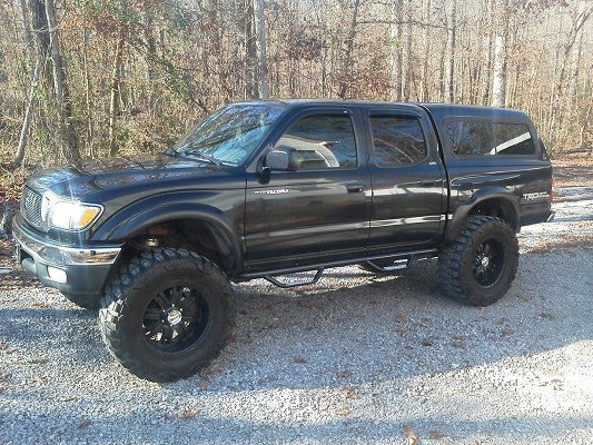black toyota tacoma lifted for sale #1